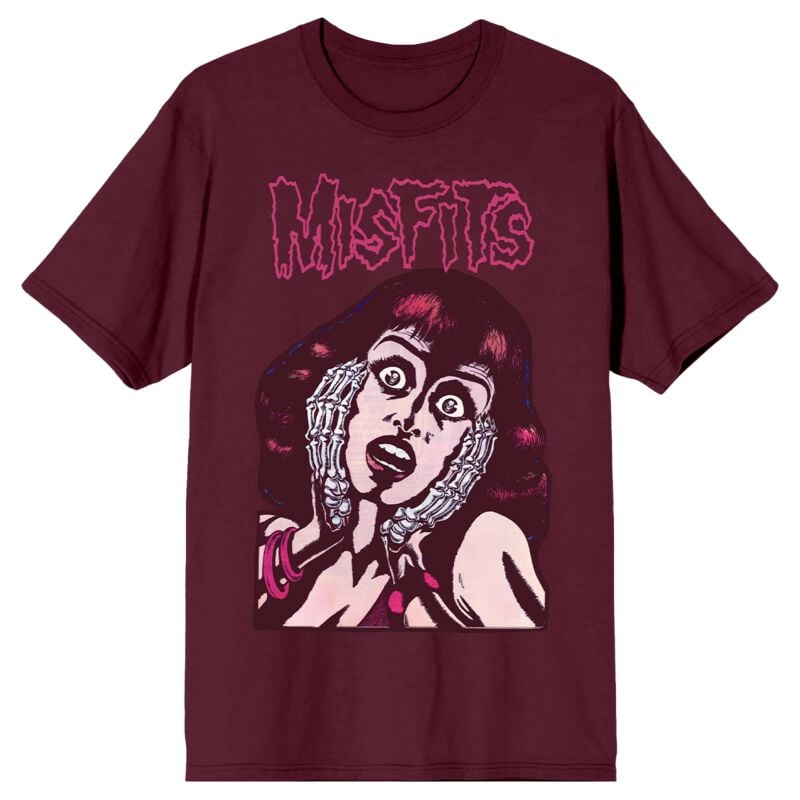 T-Shirt Manches courtes  de Misfits - Shellshock - S à XXL - pour Homme - rouge - Misfits