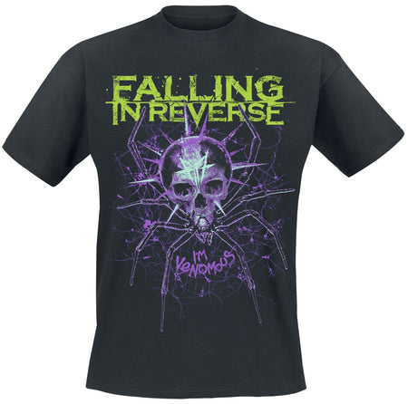 T-Shirt Manches courtes  de Falling In Reverse - Spider - S à 4XL - pour Homme - noir - Falling In Reverse