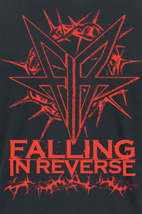 T-Shirt Manches courtes  de Falling In Reverse - Thorns - S à 4XL - pour Homme - noir - Falling In Reverse - View 2