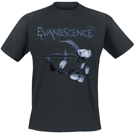 T-Shirt Manches courtes  de Evanescence - Logo Petals - M à 4XL - pour Homme - noir - Evanescence