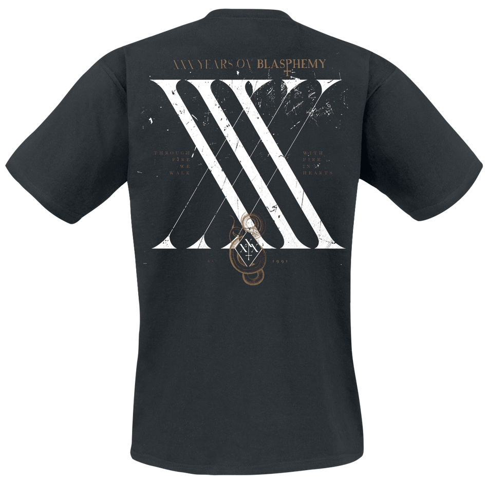 T-Shirt Manches courtes  de Behemoth - Through Fire We Walk - S à L - pour Homme - noir - Behemoth - View 2