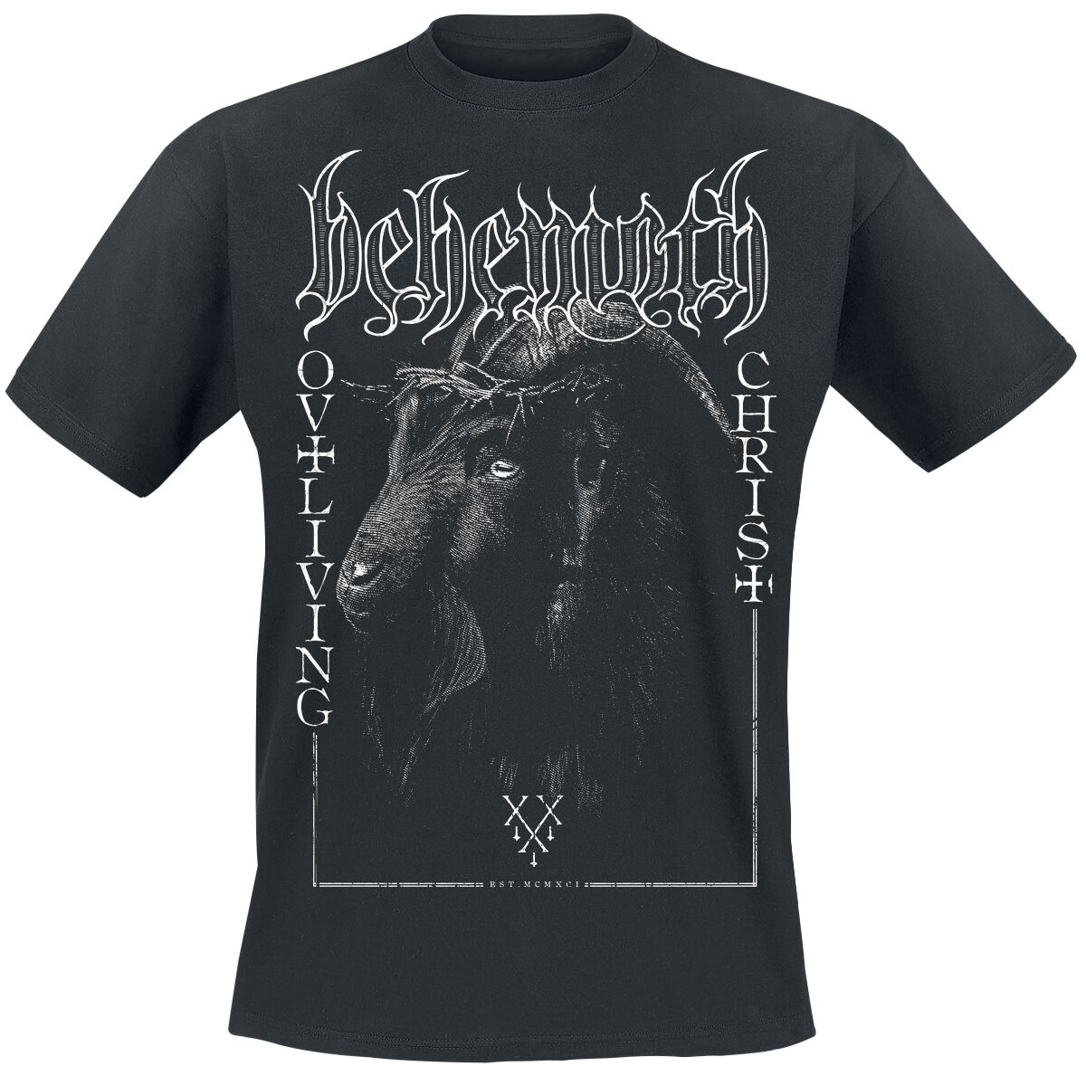 T-Shirt Manches courtes  de Behemoth - 33 Goat - S à XXL - pour Homme - noir - Behemoth
