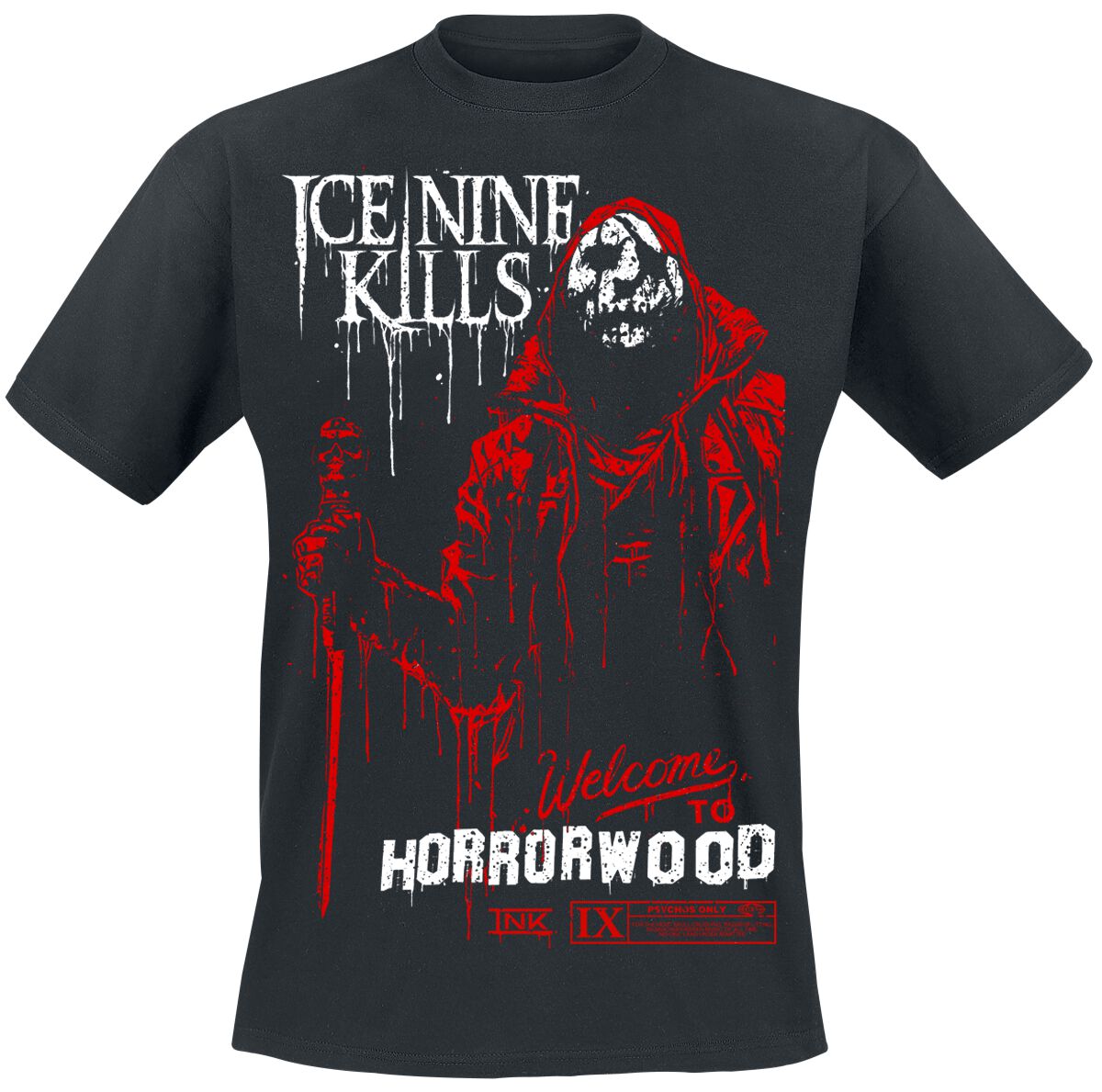 T-Shirt Manches courtes  de Ice Nine Kills - Comic Silence - S à M - pour Homme - noir - Ice Nine Kills