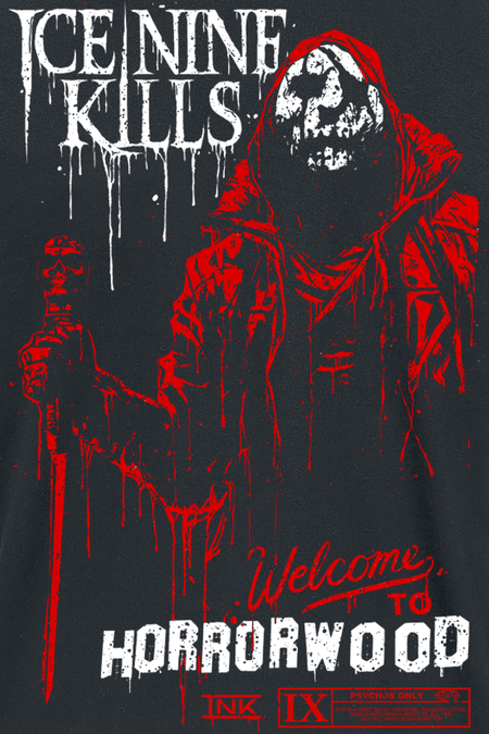 T-Shirt Manches courtes  de Ice Nine Kills - Comic Silence - S à M - pour Homme - noir - Ice Nine Kills - View 2