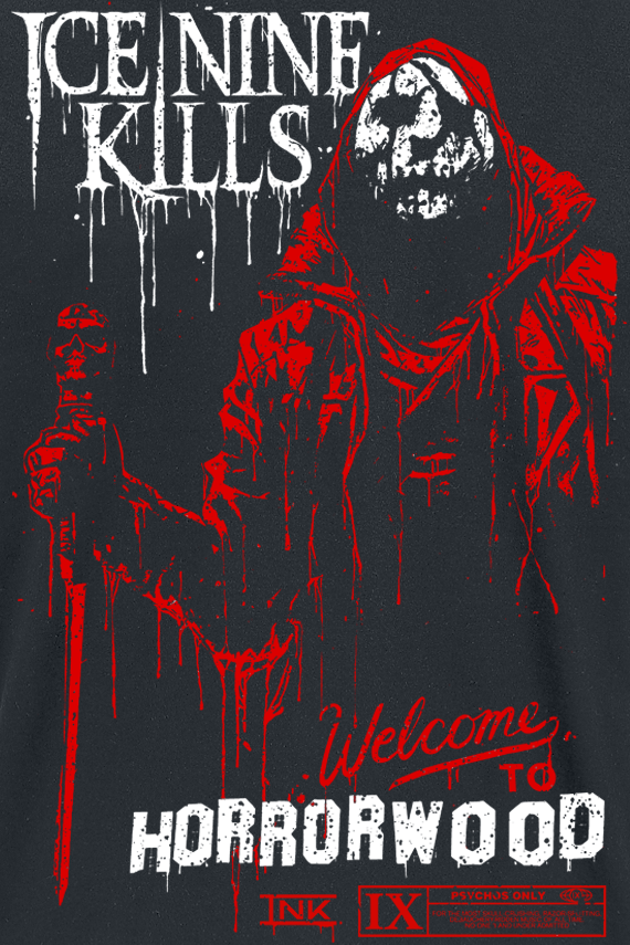 T-Shirt Manches courtes  de Ice Nine Kills - Comic Silence - S à M - pour Homme - noir - Ice Nine Kills - View 2