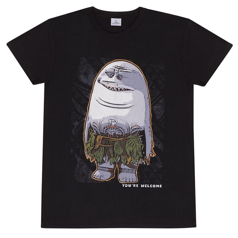 T-Shirt Manches courtes Disney de Vaiana - Vaiana 2 - Maui Requin - You're Welcome - S à L - pour Homme - noir - Vaiana