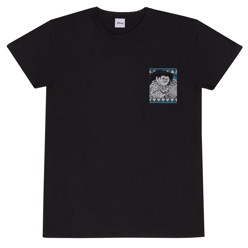 T-Shirt Manches courtes Disney de Vaiana - Vaiana 2 - Maui Tribal - S à XXL - pour Homme - noir - Vaiana - View 2