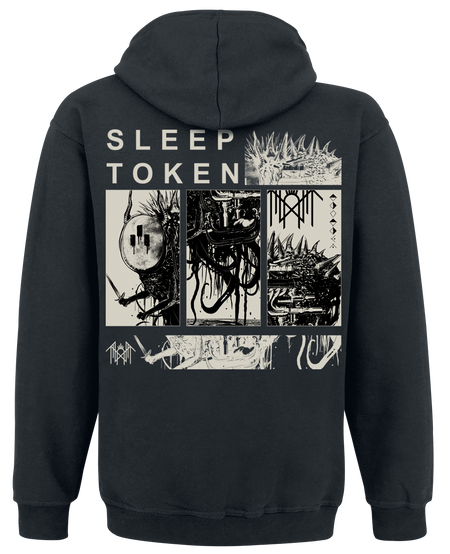 Sweat-shirt à capuche  de Sleep Token - Symbols And Beings - S à 4XL - pour Homme - noir - Sleep Token - View 2