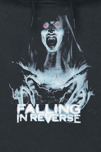 Sweat-shirt à capuche  de Falling In Reverse - Red Eye Vamp - S à 3XL - pour Homme - noir - Falling In Reverse - View 2
