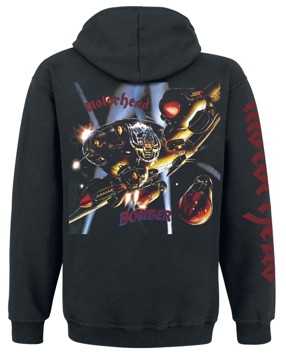 Sweat-shirt à capuche  de Motörhead - Bomber - S à 3XL - pour Homme - noir - Motörhead - View 2