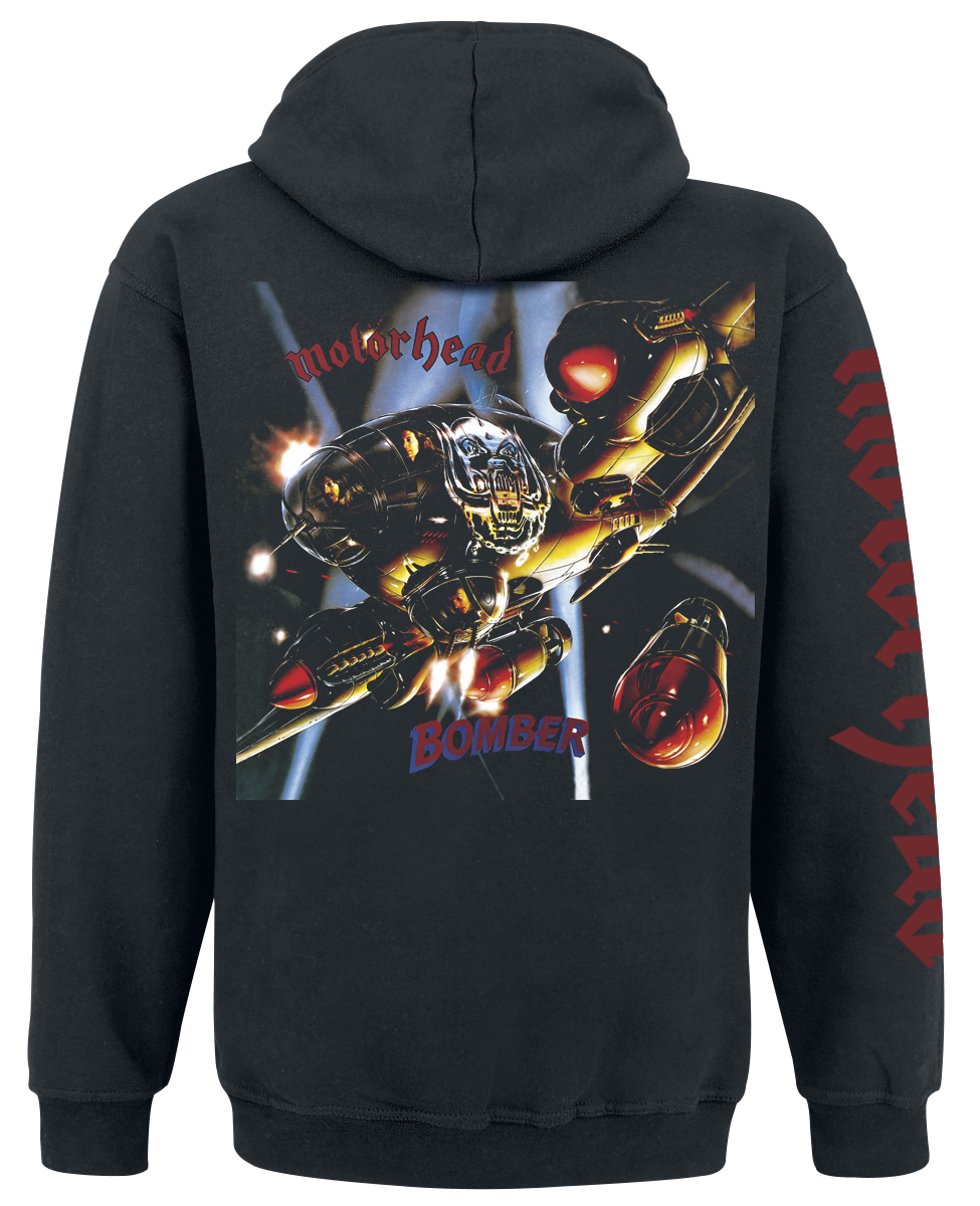 Sweat-shirt à capuche  de Motörhead - Bomber - S à XL - pour Homme - noir - Motörhead - View 2