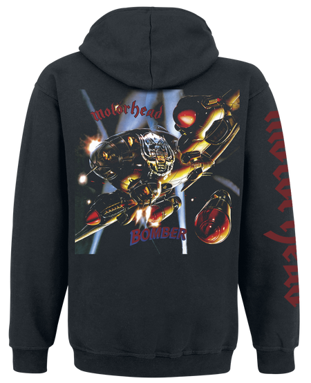 Sweat-shirt à capuche  de Motörhead - Bomber - S à XL - pour Homme - noir - Motörhead - View 2