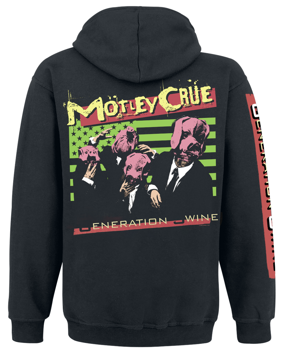 Sweat-shirt à capuche  de Mötley Crüe - Generation swine - M à XXL - pour Homme - noir - Mötley Crüe - View 2