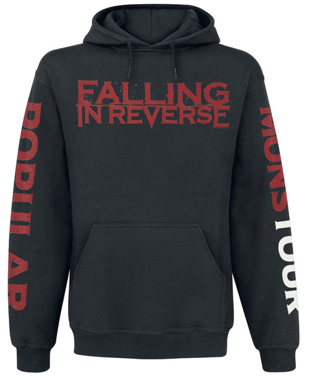 Sweat-shirt à capuche  de Falling In Reverse - Popular - S à 4XL - pour Homme - noir - Falling In Reverse