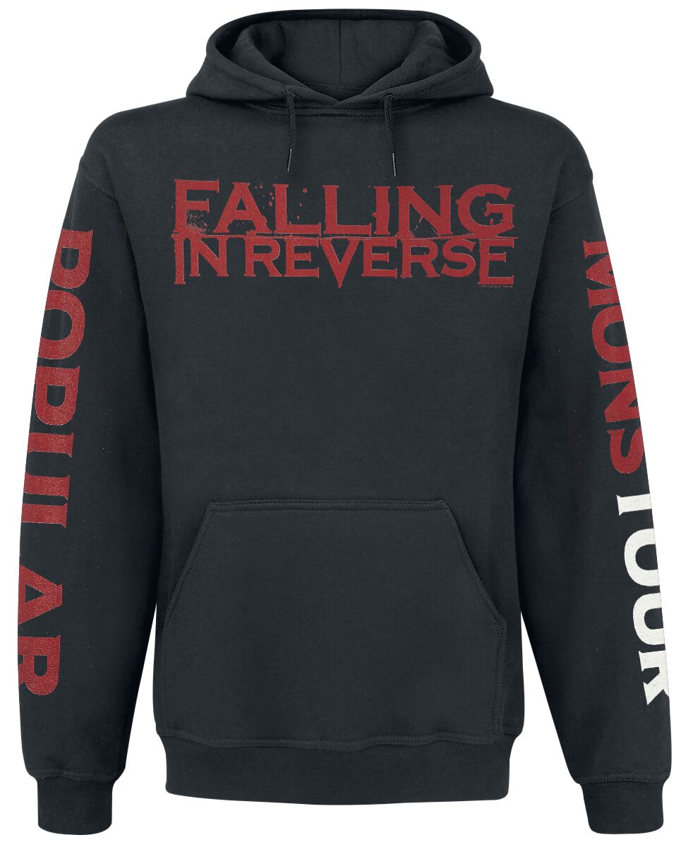 Sweat-shirt à capuche  de Falling In Reverse - Popular - S à 4XL - pour Homme - noir - Falling In Reverse