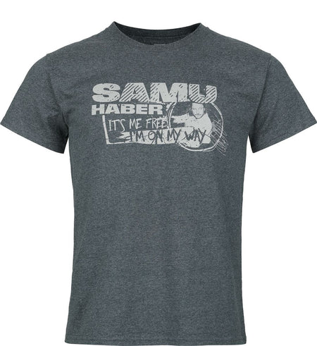 T-Shirt Manches courtes  de Haber, Samu - My Future - L - pour Homme - gris - Haber, Samu