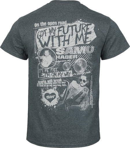 T-Shirt Manches courtes  de Haber, Samu - My Future - L - pour Homme - gris - Haber, Samu - View 2