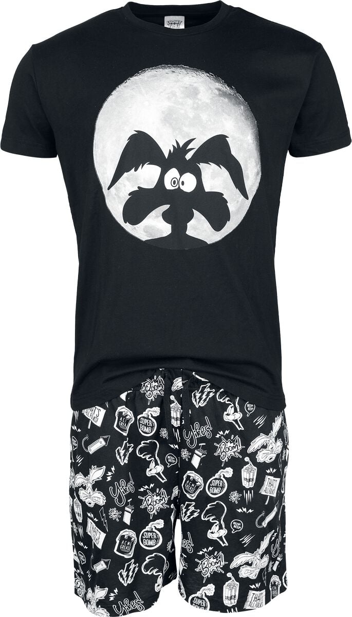 Pyjama  de Looney Tunes - Coyote Moonlight - S à 5XL - pour Homme - multicolore - Looney Tunes