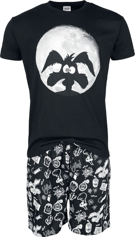 Pyjama  de Looney Tunes - Coyote Moonlight - S à 5XL - pour Homme - multicolore - Looney Tunes