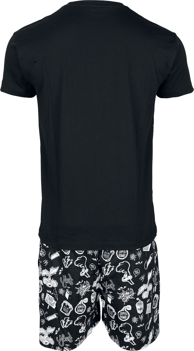 Pyjama  de Looney Tunes - Coyote Moonlight - S à XXL - pour Homme - multicolore - Looney Tunes - View 2