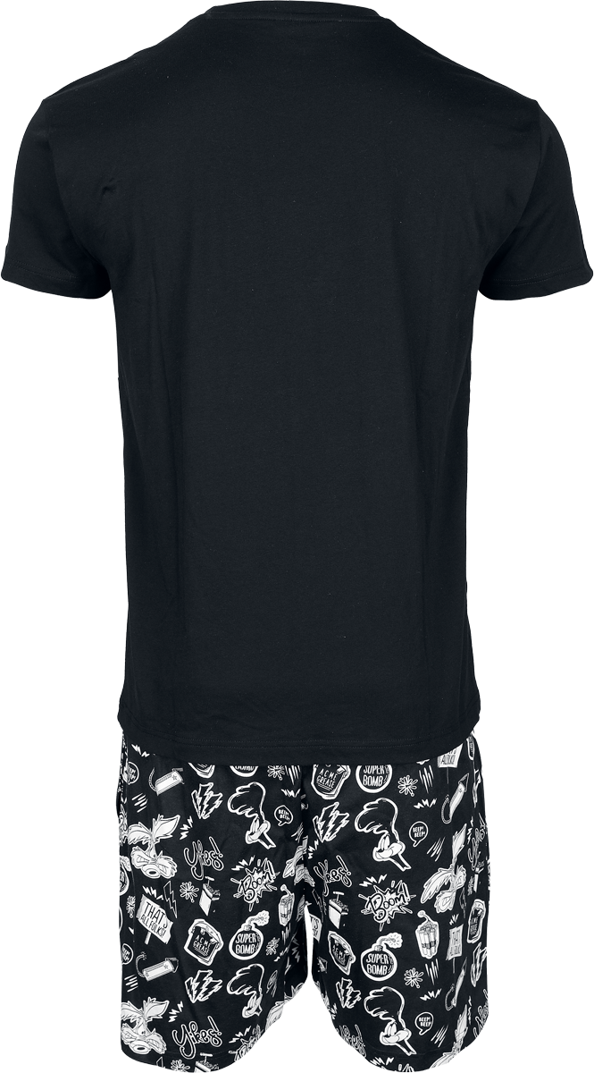 Pyjama  de Looney Tunes - Coyote Moonlight - S à 5XL - pour Homme - multicolore - Looney Tunes - View 2