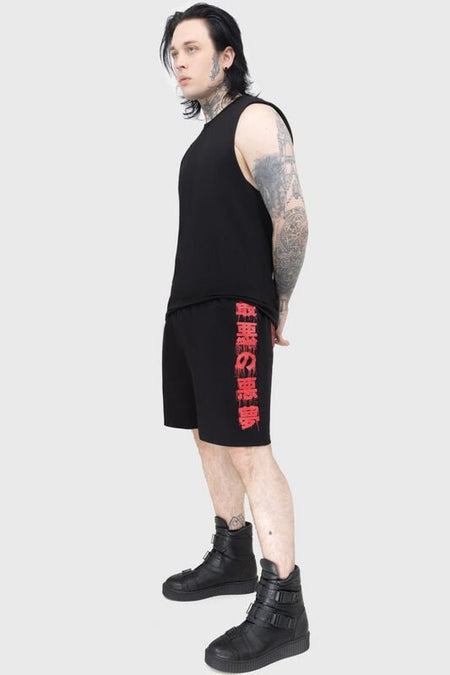 Short Gothic de Ice Nine Kills by Killstar - Psychos Only Jersey Shorts - XS à 3XL - pour Homme - noir - Ice Nine Kills by Killstar