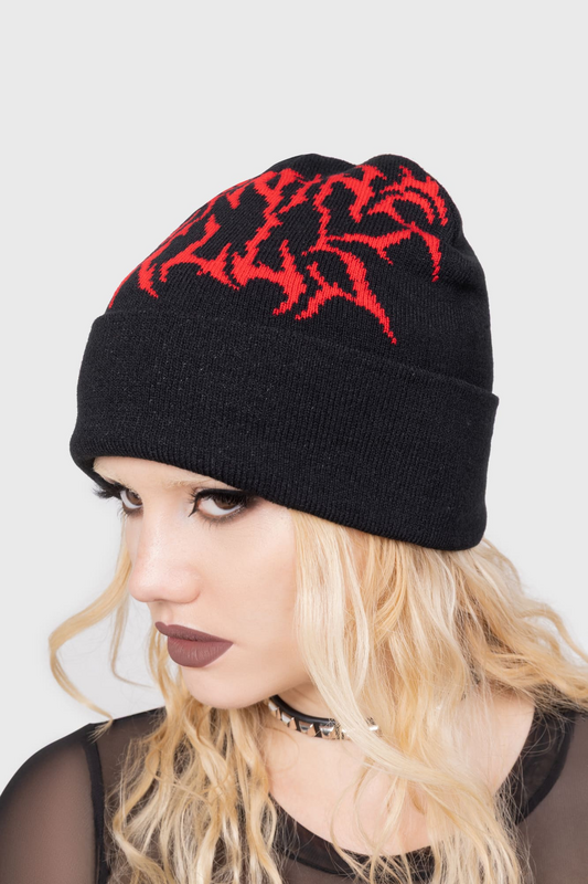 Bonnet Gothic de Ice Nine Kills by Killstar - Logo Beanie - pour Unisexe - noir - Ice Nine Kills by Killstar - View 2