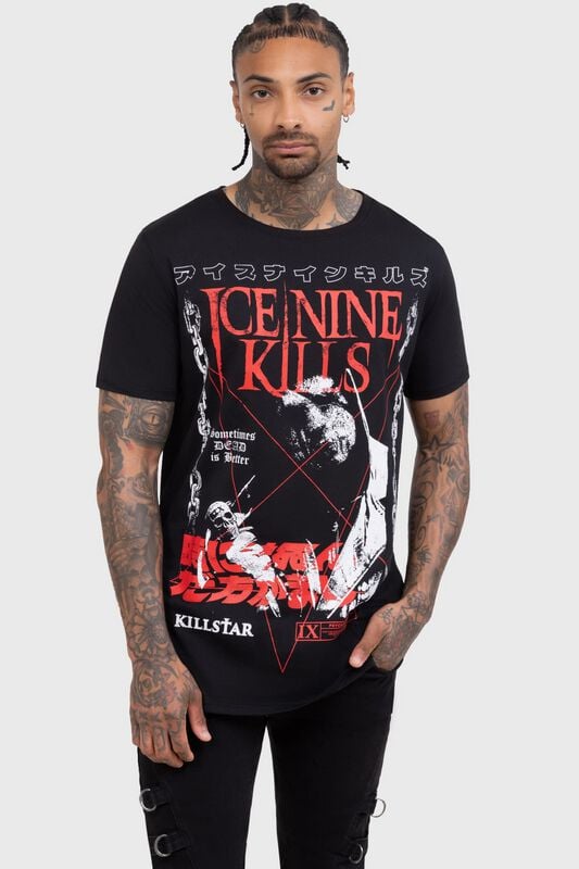 T-Shirt Manches courtes Gothic de Ice Nine Kills by Killstar - Sometimes Dead Is Better T Shirt - XS à 4XL - pour Homme - noir - Ice Nine Kills by Killstar