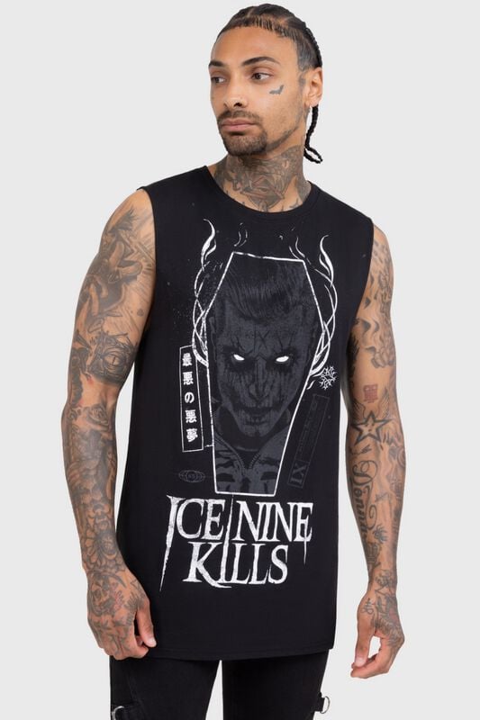 Débardeur Gothic de Ice Nine Kills by Killstar - A Grave Mistake Vest - S à M - pour Homme - noir - Ice Nine Kills by Killstar