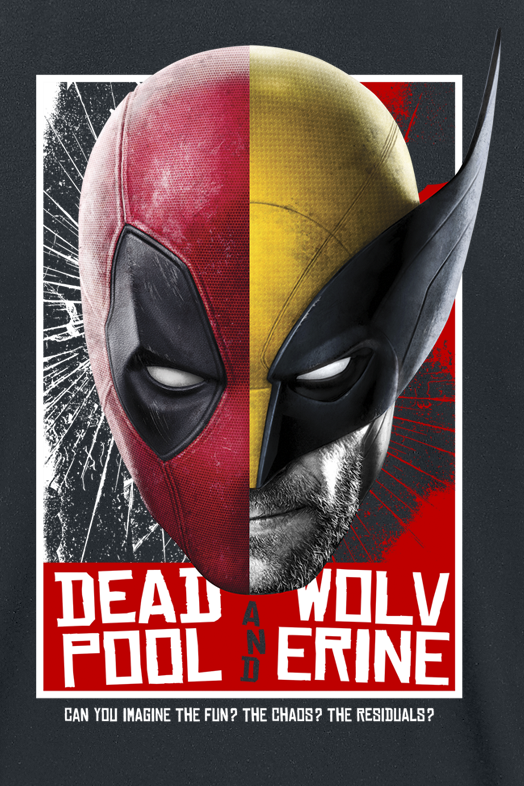 T-Shirt Manches courtes  de Deadpool - Deadpool And Wolverine - Team Up - S à XL - pour Homme - noir - Deadpool - View 2