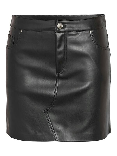 Jupe courte  de Noisy May - NMKATE NW PU NOOS - Jupe - XS à XL - pour Femme - noir - Noisy May