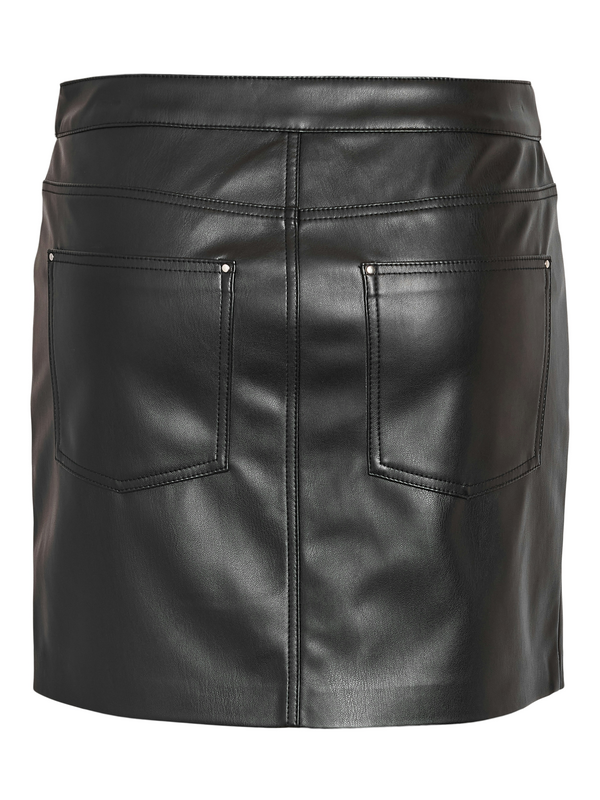 Jupe courte  de Noisy May - NMKATE NW PU NOOS - Jupe - XS à L - pour Femme - noir - Noisy May - View 2