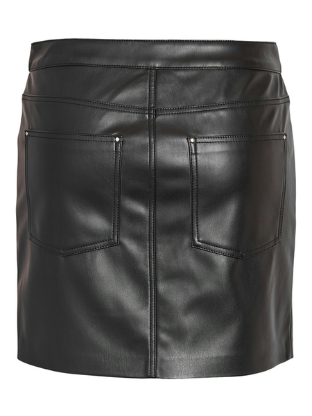 Jupe courte  de Noisy May - NMKATE NW PU NOOS - Jupe - XS à L - pour Femme - noir - Noisy May - View 2