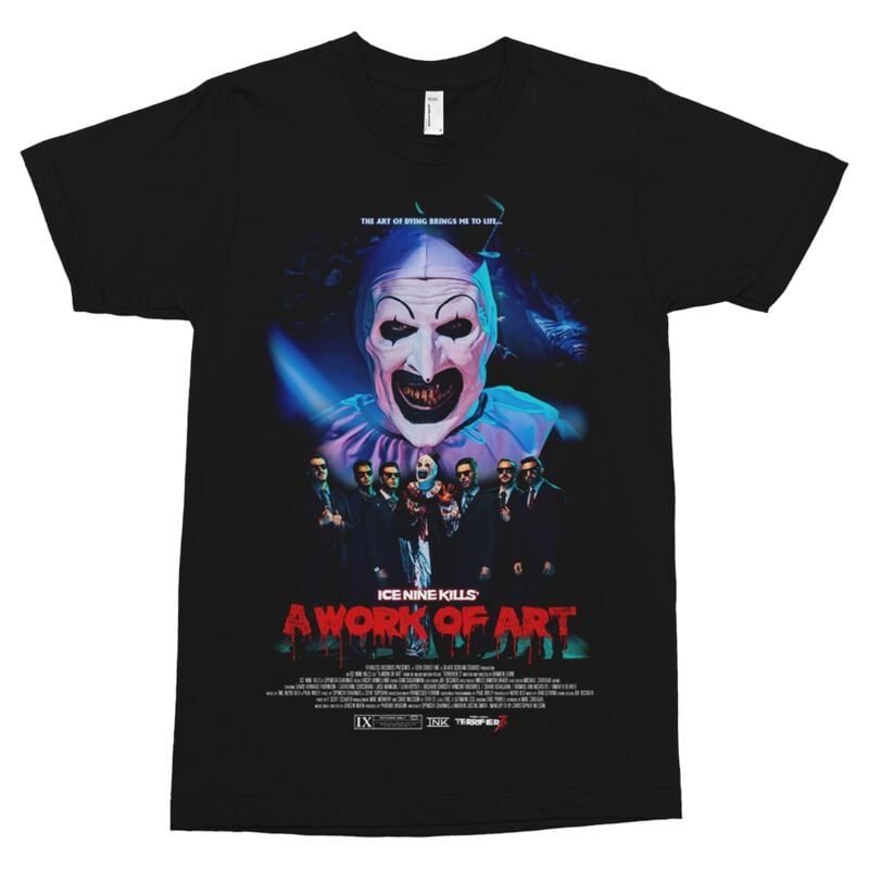 T-Shirt Manches courtes  de Ice Nine Kills - A Work Of Art Poster - S à 4XL - pour Homme - noir - Ice Nine Kills
