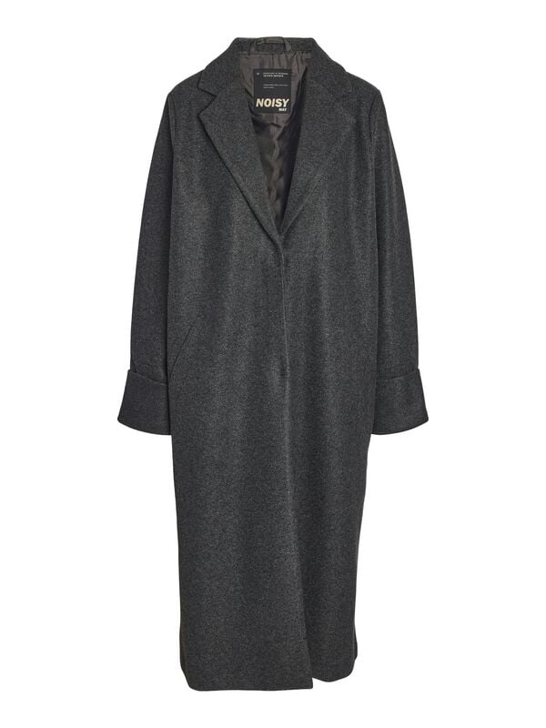 Manteaux  de Noisy May - NMCADDY L/S FWD NOOS - Manteau Long - XS à XL - pour Femme - anthracite - Noisy May