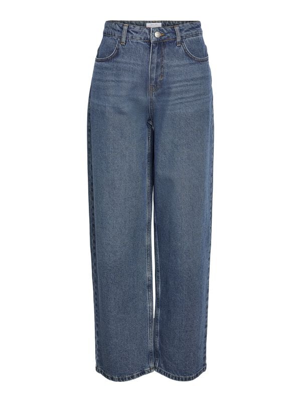 Jean  de Noisy May - NMALEXA NW REG JEANS FO055MB NOOS - W25L32 à W32L32 - pour Femme - bleu - Noisy May