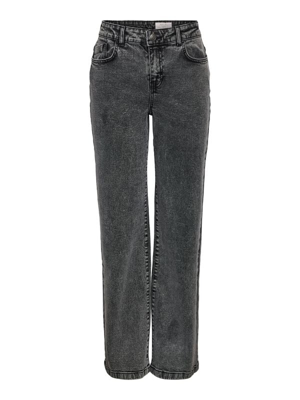 Jean  de Noisy May - NMYOLANDA NW WIDE JEANS AZ391DG FWD NOOS - W25L32 à W32L32 - pour Femme - gris - Noisy May