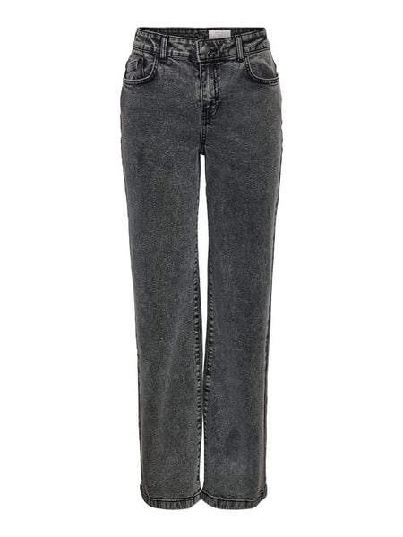 Jean  de Noisy May - NMYOLANDA NW WIDE JEANS AZ391DG FWD NOOS - W25L32 à W32L32 - pour Femme - gris - Noisy May