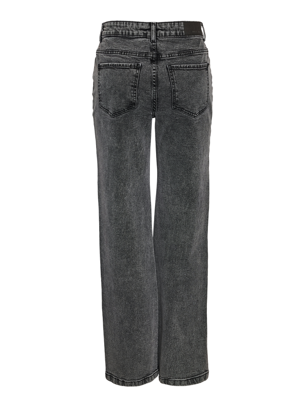 Jean  de Noisy May - NMYOLANDA NW WIDE JEANS AZ391DG FWD NOOS - W25L32 à W32L32 - pour Femme - gris - Noisy May - View 2