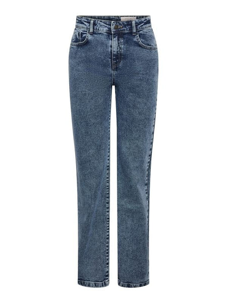 Jean  de Noisy May - NMYOLANDA NW WIDE JEANS AZ358MB FWD NOOS - W26L32 à W30L32 - pour Femme - bleu - Noisy May