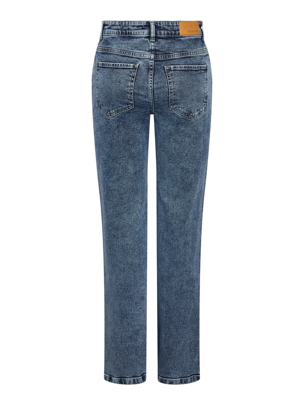 Jean  de Noisy May - NMYOLANDA NW WIDE JEANS AZ358MB FWD NOOS - W26L32 à W30L32 - pour Femme - bleu - Noisy May - View 2