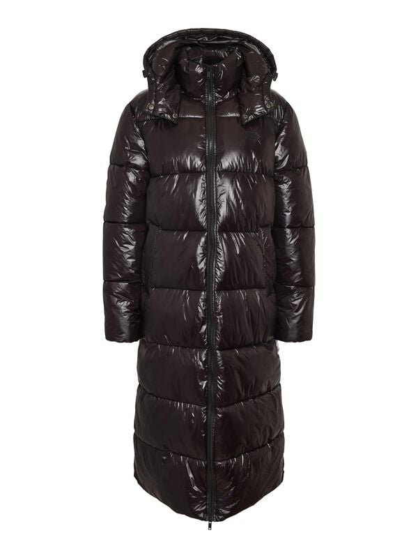 Manteau d'hiver  de Noisy May - NMALLIE X-LONG SHINY PUFFER DD - XS à XL - pour Femme - noir - Noisy May