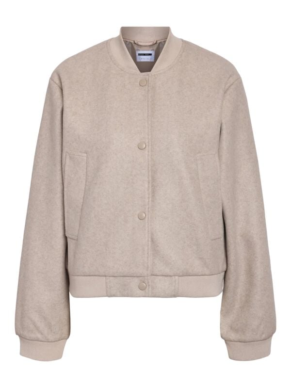 Manteaux  de Noisy May - NMEDDI L/S FWD NOOS - Veste Bomber - XS à S - pour Femme - beige - Noisy May