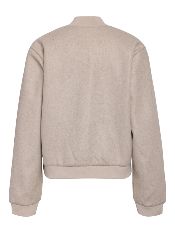 Manteaux  de Noisy May - NMEDDI L/S FWD NOOS - Veste Bomber - XS à S - pour Femme - beige - Noisy May - View 2