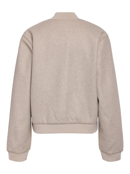 Manteaux  de Noisy May - NMEDDI L/S FWD NOOS - Veste Bomber - XS à S - pour Femme - beige - Noisy May - View 2