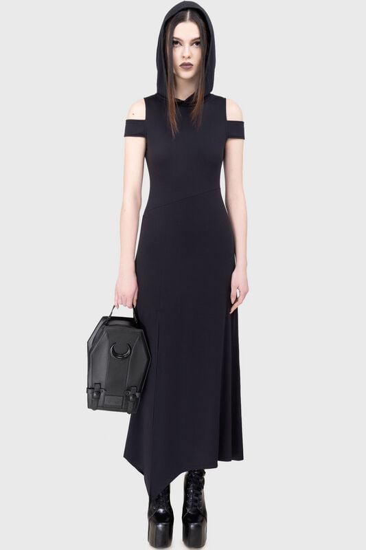 Robe longue Gothic de KIHILIST by KILLSTAR - Corrosian Dress - XS à XXL - pour Femme - noir - KIHILIST by KILLSTAR