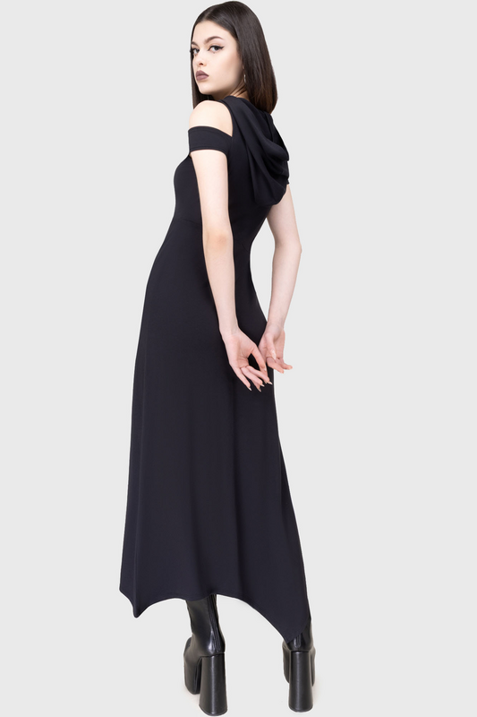 Robe longue Gothic de KIHILIST by KILLSTAR - Corrosian Dress - XS à XXL - pour Femme - noir - KIHILIST by KILLSTAR - View 2