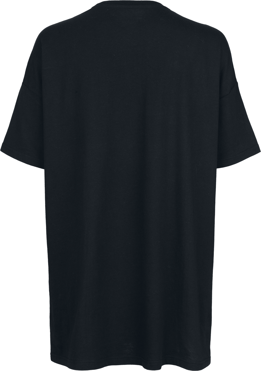 T-Shirt Manches courtes  de Black Premium by EMP - Mesh & Crânes - T-Shirt Oversize - S à XXL - pour Femme - noir - Black Premium by EMP - View 2