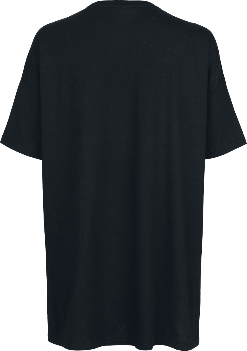 T-Shirt Manches courtes  de Black Premium by EMP - Mesh & Crânes - T-Shirt Oversize - S à XL - pour Femme - noir - Black Premium by EMP - View 2