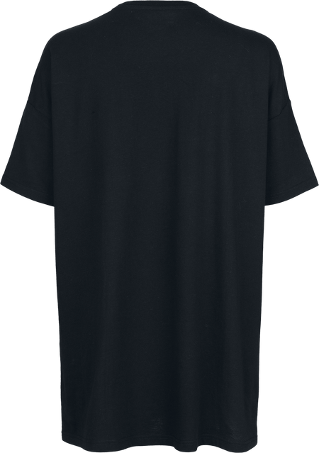 T-Shirt Manches courtes  de Black Premium by EMP - Mesh & Crânes - T-Shirt Oversize - S à XL - pour Femme - noir - Black Premium by EMP - View 2
